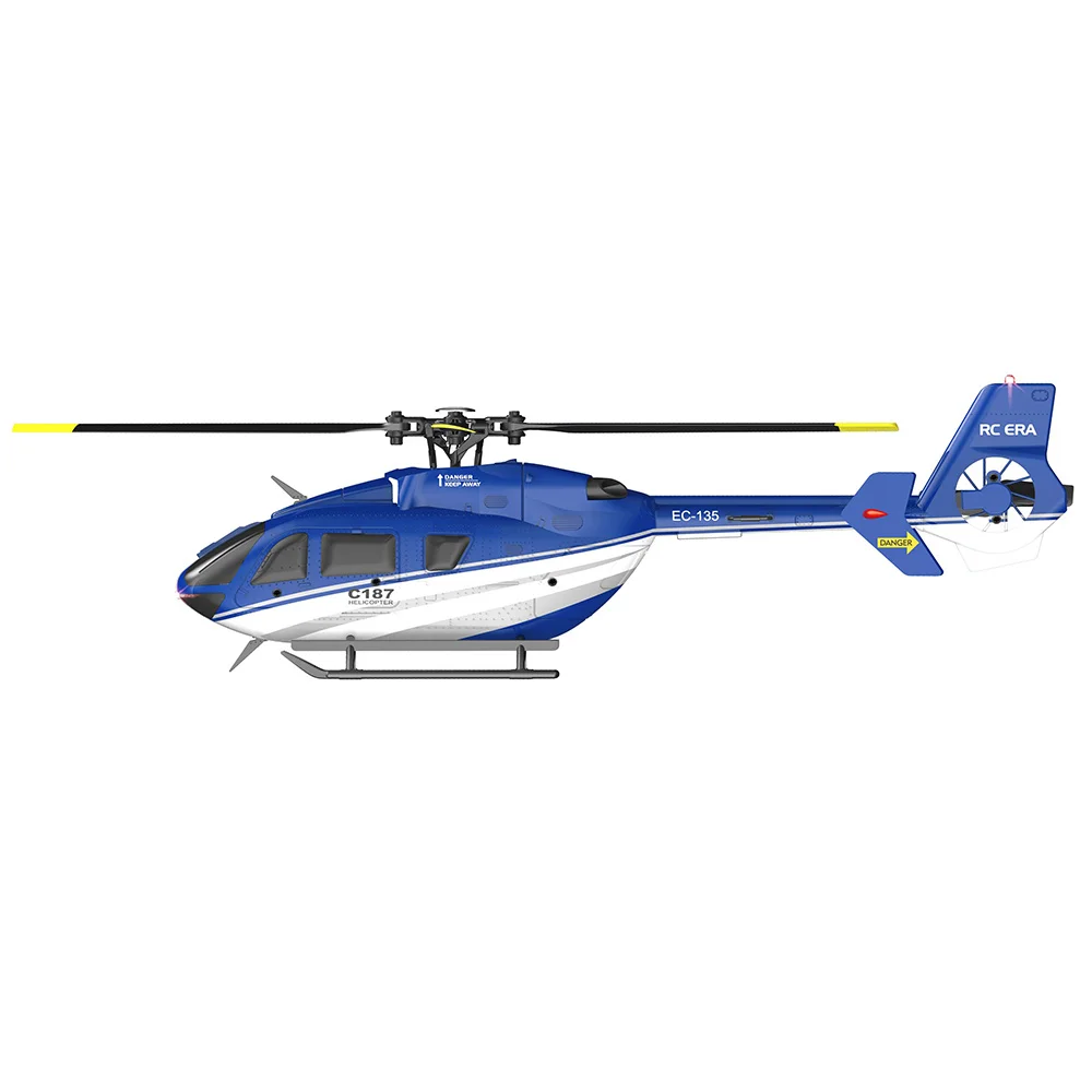 RC EAR C187 4CH 6-Axis Gyro Altitude Hold Flybarless EC135 Scale RC Helicopter RTF 2.4G