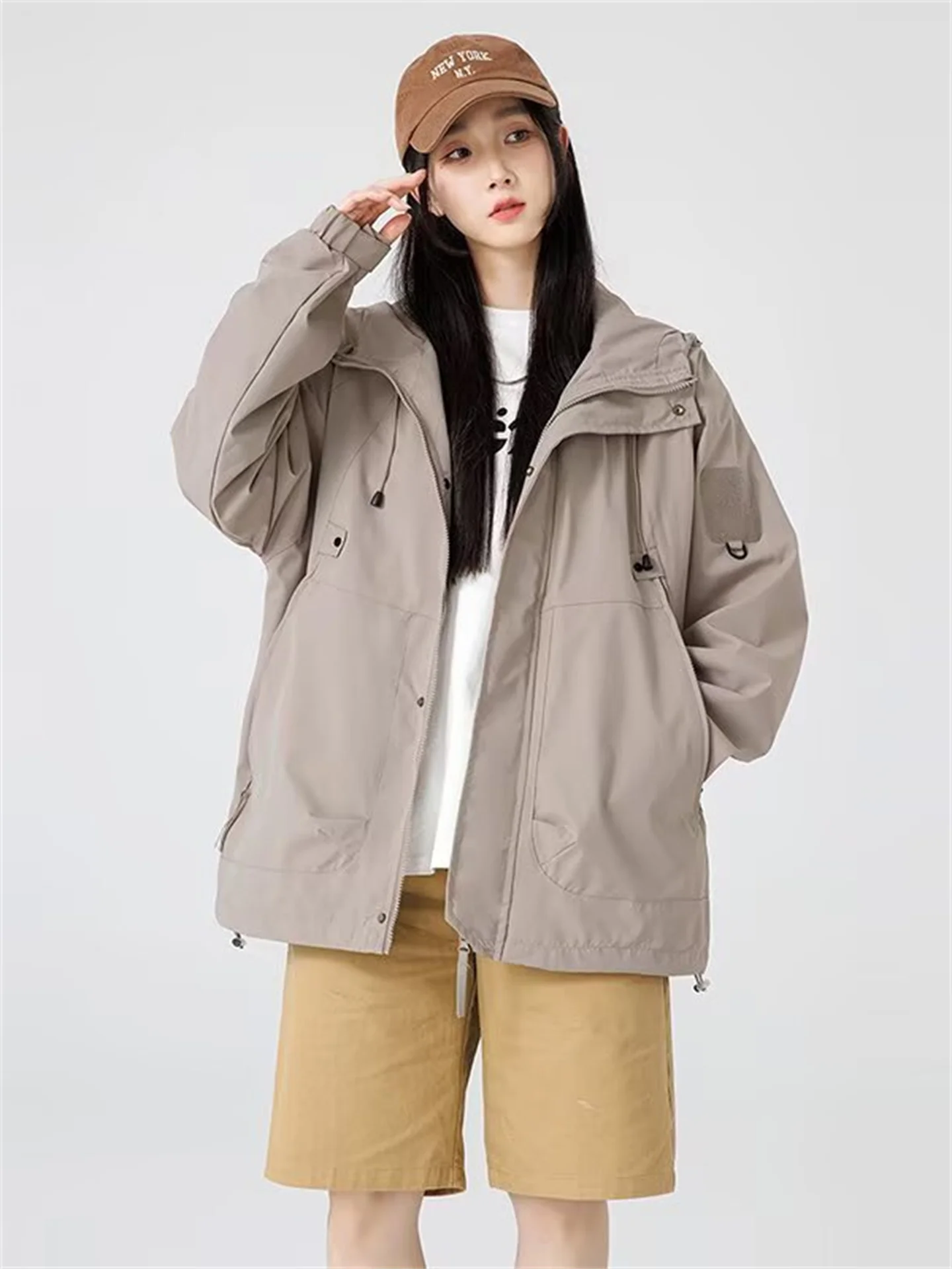 

Casual Hiking Outdoor Jaet Men's Spring Autumn 2025 New American Sle Windbreaker Coat Couple's Leisure Mountain Climbing