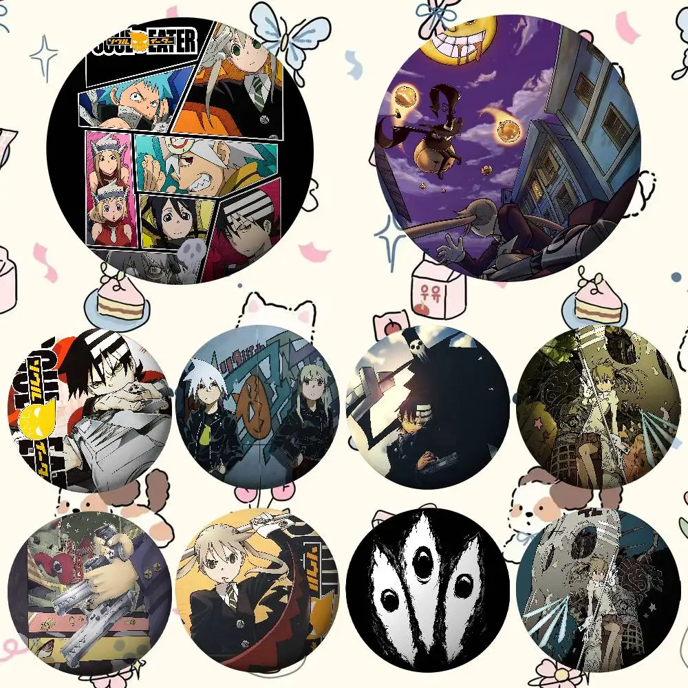 الكلاسيكية أنيمي الروح الآكل شارات صفيح لينة زر دبوس بروش شارة معدنية مخصصة مجوهرات اكسسوارات قبعة حقيبة التلبيب