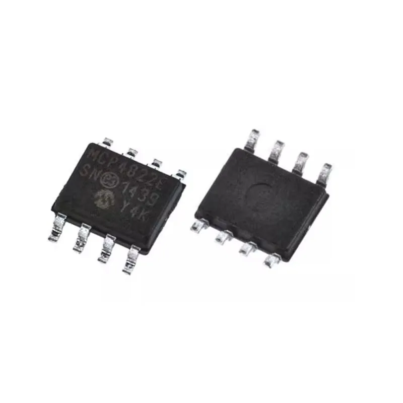 1-5PCS MCP4822-E/SN MCP4822E SOP-8 MCP4822 MCP 4822E 12-Bit Analog-to-digital Converter chip DAC Brand New in Stock