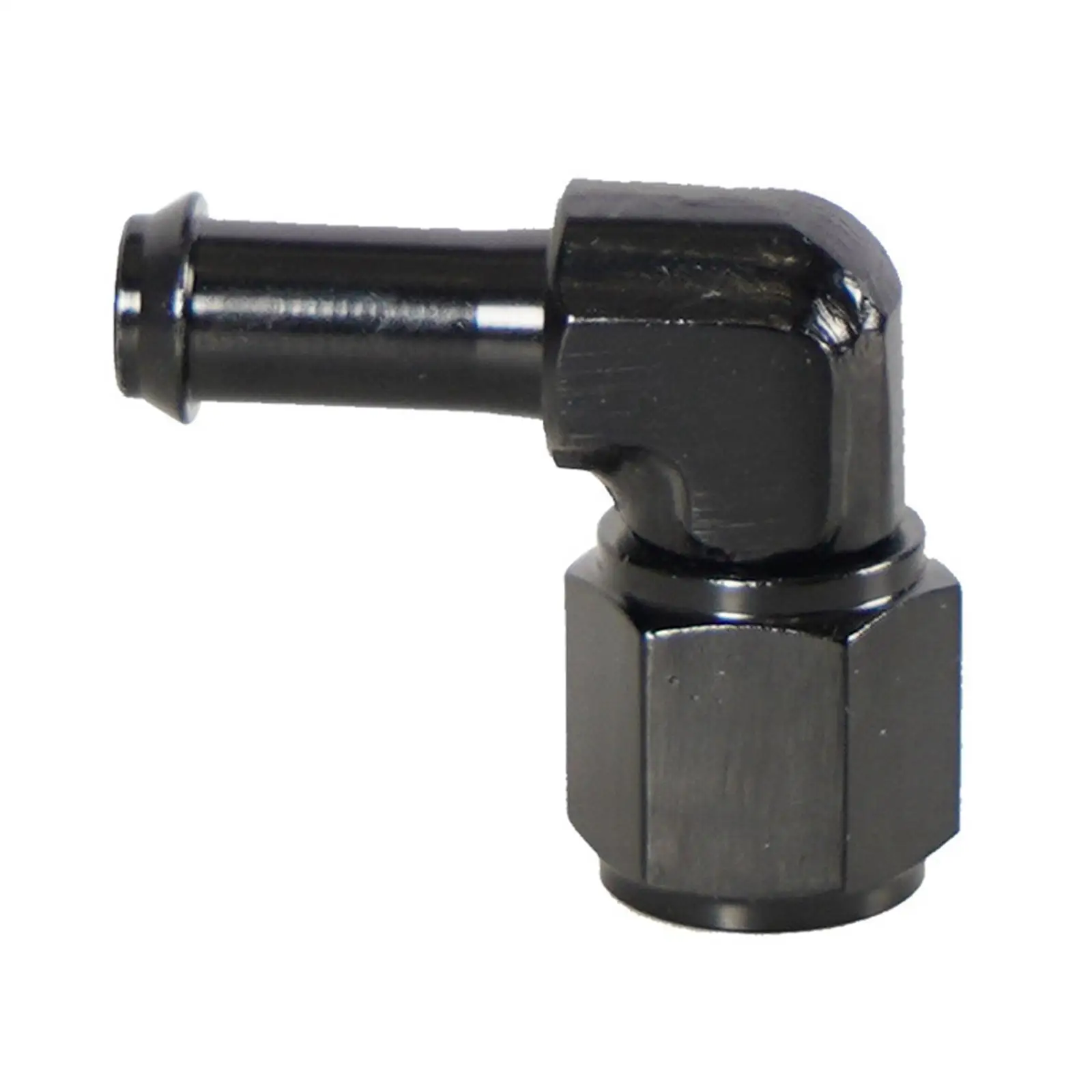 Black Aluminum Fitting Female Adapter Hose Swivel Installation Black Barb Adapter Reliable To Barb Swivel AN6 8mm