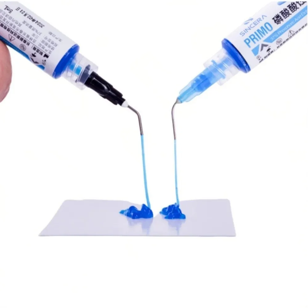 Picture 4: 37% Phosphoric Acid Etch Gel 5ml/Box, Dental Etching Agent for Enamel Bonding, Includes 5pcs Disposable Tips & Syringe