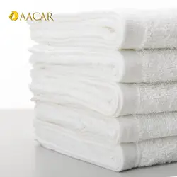 33*73cm Towel Washcloths Wedding Hand Towels White Cotton bath towels Hotel SPA sauna beauty salon Soft Bath Towel Big Hotel