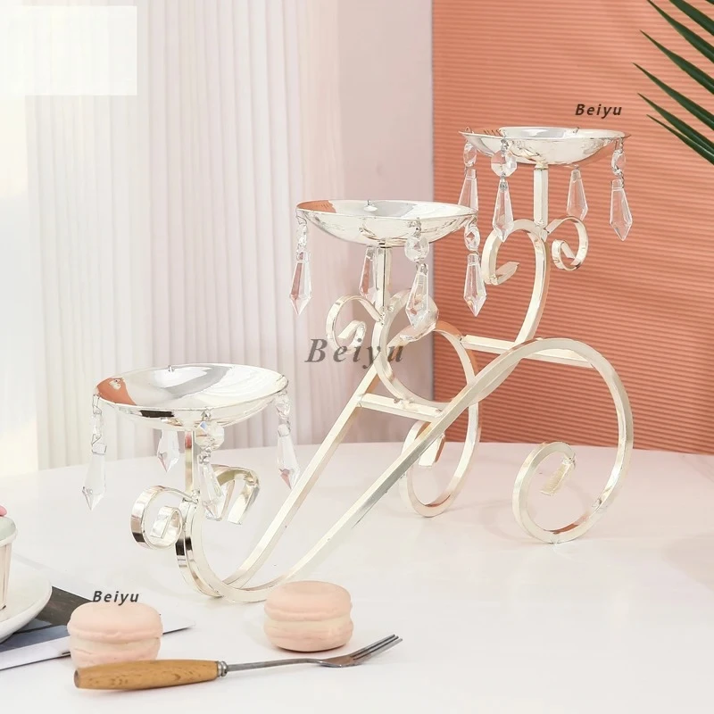 European Candle Holder Home Creative Simple Modern Metal Candle Holder Retro Romantic Candlelight Dinner Western Restaurant Orna