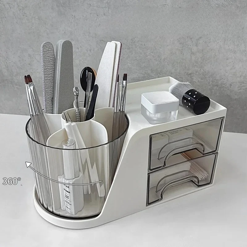 

Контейнер для хранения инструментов для нейл-арта, органайзер для косметических принадлежностей, держатель для кистей и ручек для маникюра, для использования в салонах красоты