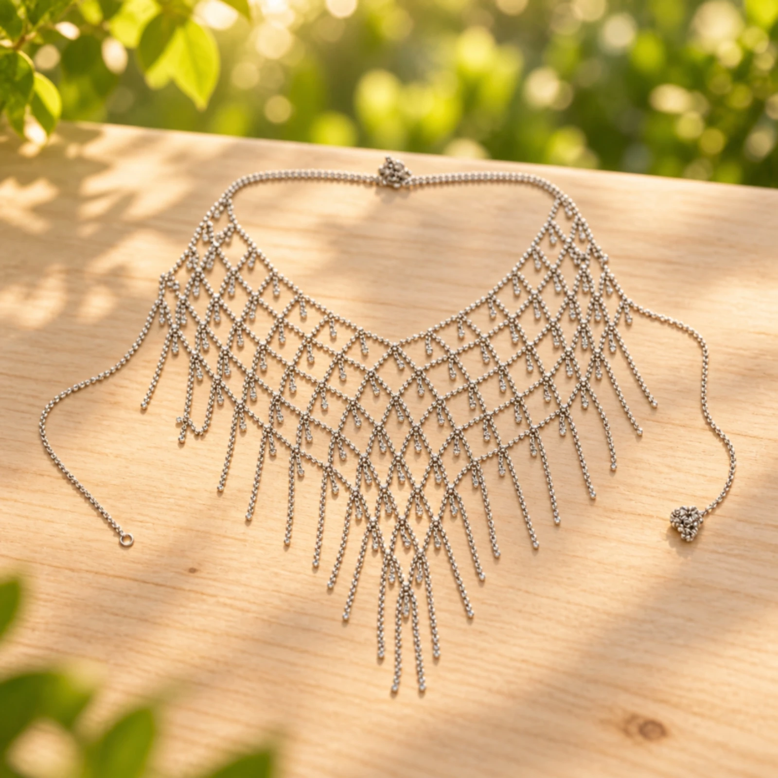Body Chain with Teardrop Pendants Glittering Rhinestone Body Chain Jewelry Statement Alluring for Swimwear Layering, Beach