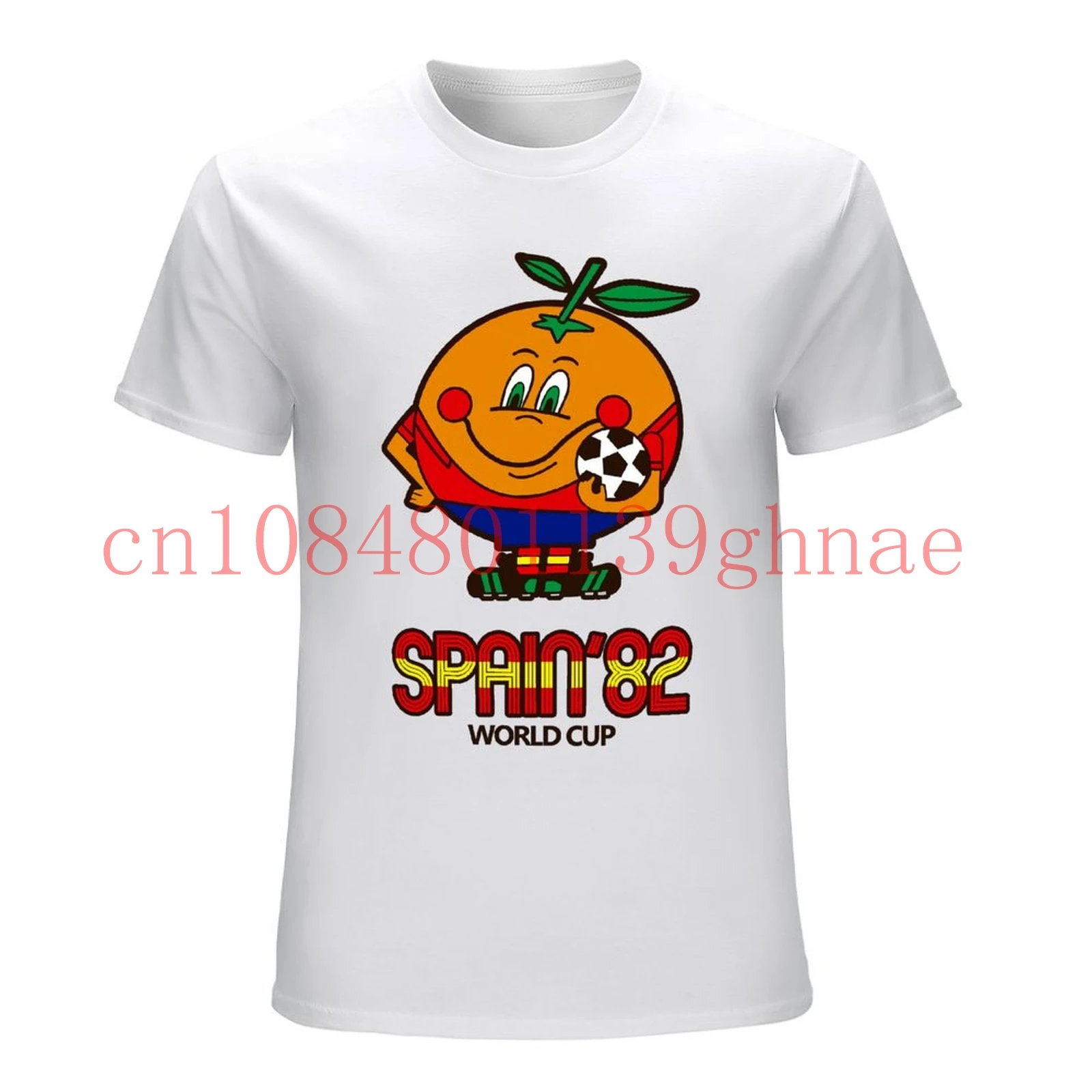 Spain 82 T shirt spain 1982 82 naranjito soccer football calcio mundial orange