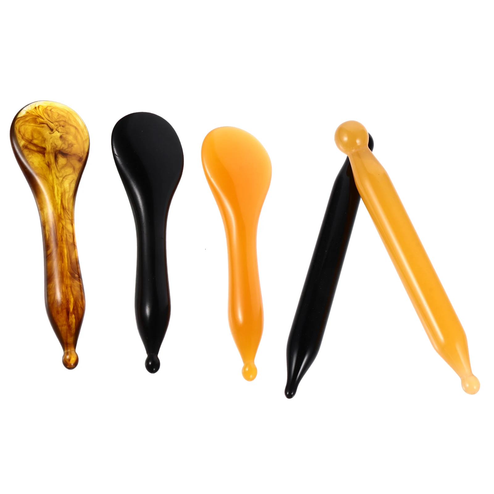 

Massage Scraping Tablets Guasha Bar Body Massager Resin Face Neck Back Shoulder Leg Foot Care Tools Smooth Safe Use Stress