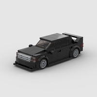 190E MOC Car Speed Champions Super Race F1 Classical Vehicle Model Building Block Racing Brick Toy Christmas Gift City Technical