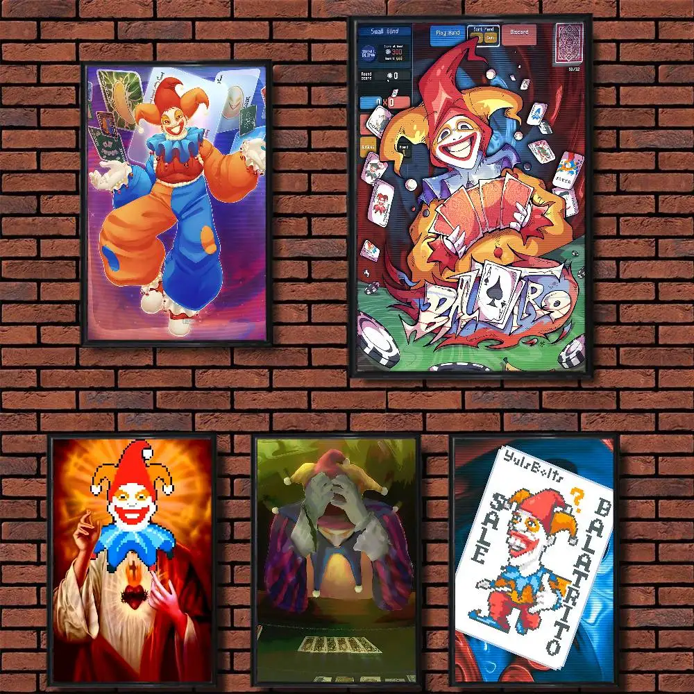 

game Strange Balatro High Quality Dorm Living Room Aesthetic Wall Decoration Painting Poster Stickers Gift