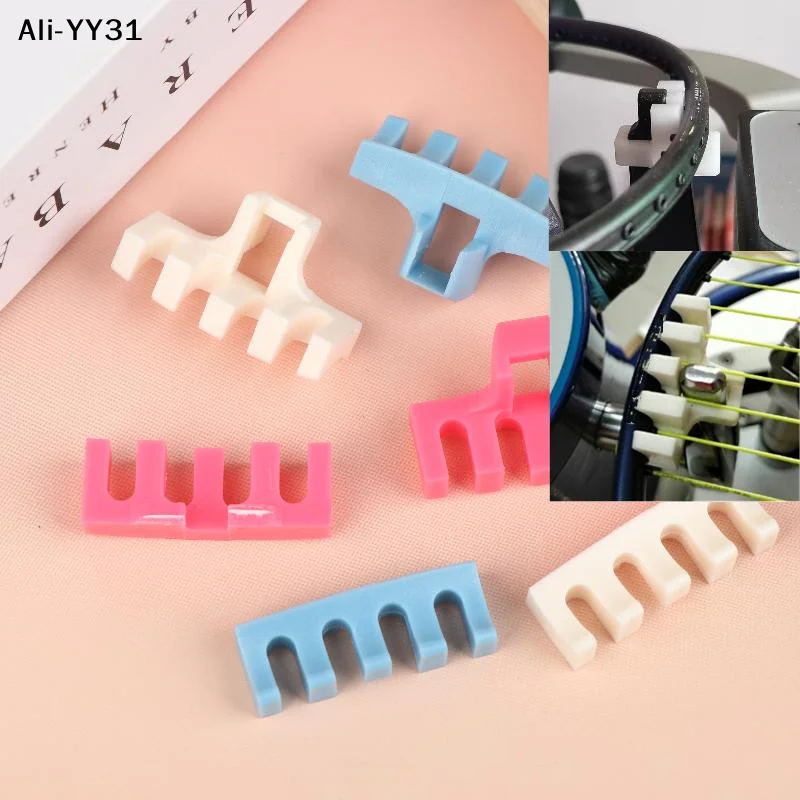 

2Pcs Badminton Stringing Racquet Load Spreader Badminton Racket Load Adapter Protector Multicolor Stringing Machine Tool