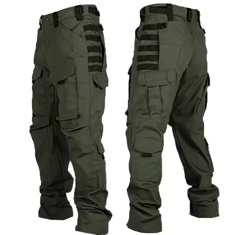 

Tactical Pants Men Quick Drying Multi-Pocket Cargo Pants Casual Hunting Trousers Wear-Resistant Workwear Trainning Pant Loose