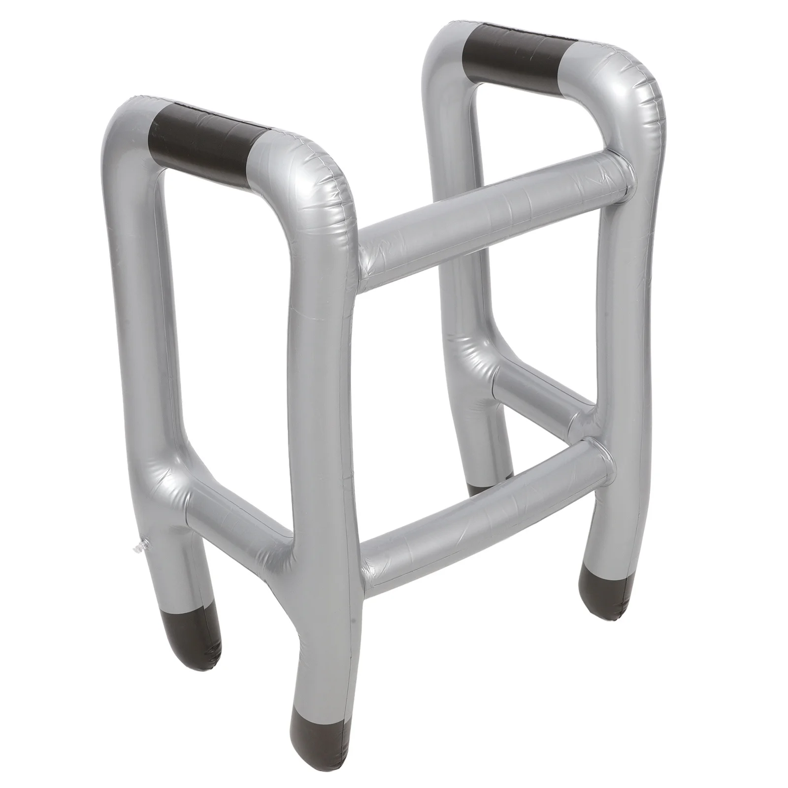 PVC Inflatable Crutch Walking Stick Lightweight Portable Party Performance Decoration Balloon Inflatable Walker Balloon