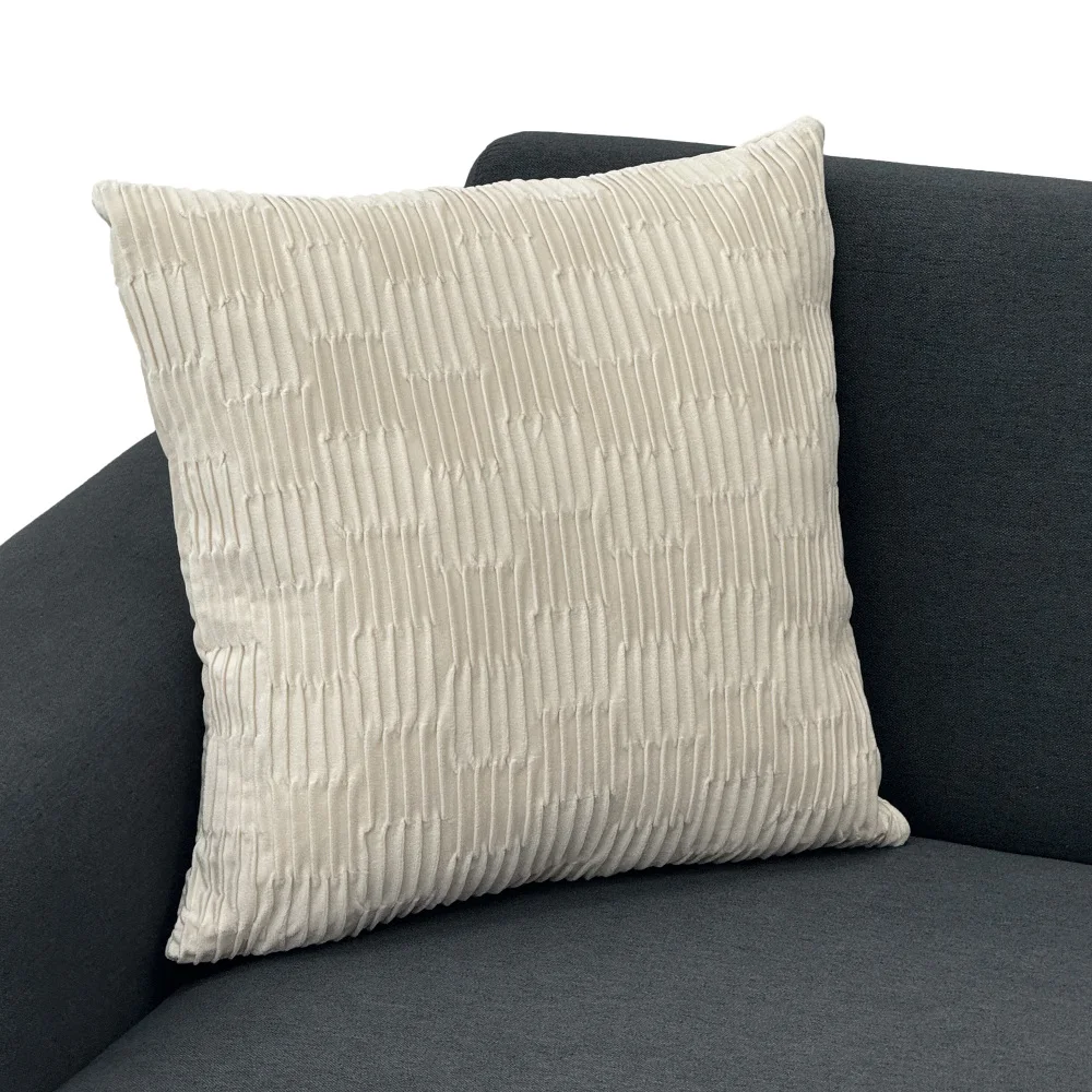 PINGGO 2-Sitzer-Sofa im nordischen Stil, feiner Leinenstoff, Massivholzrahmen, stabile Eisenbeine, 174 x 72 x 82 cm, Wohnzimmermöbel – Detail 20