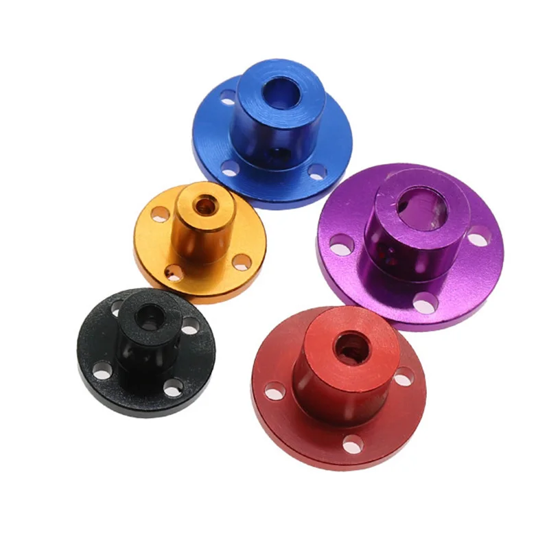 1Pcs Colored Aluminum Alloy Flange Couplings 3mm/4mm/5mm/6mm/8mm Motor Guide Shaft Coupler Motor Connector 3D Printer