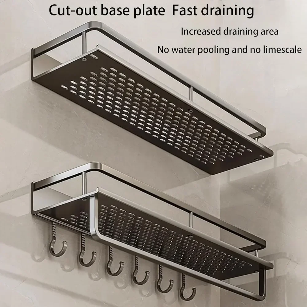 Bathroom Shower Black Storage Shelf Toiletries Shelf Storage Is The Perfect Item Storage in The Bathroom