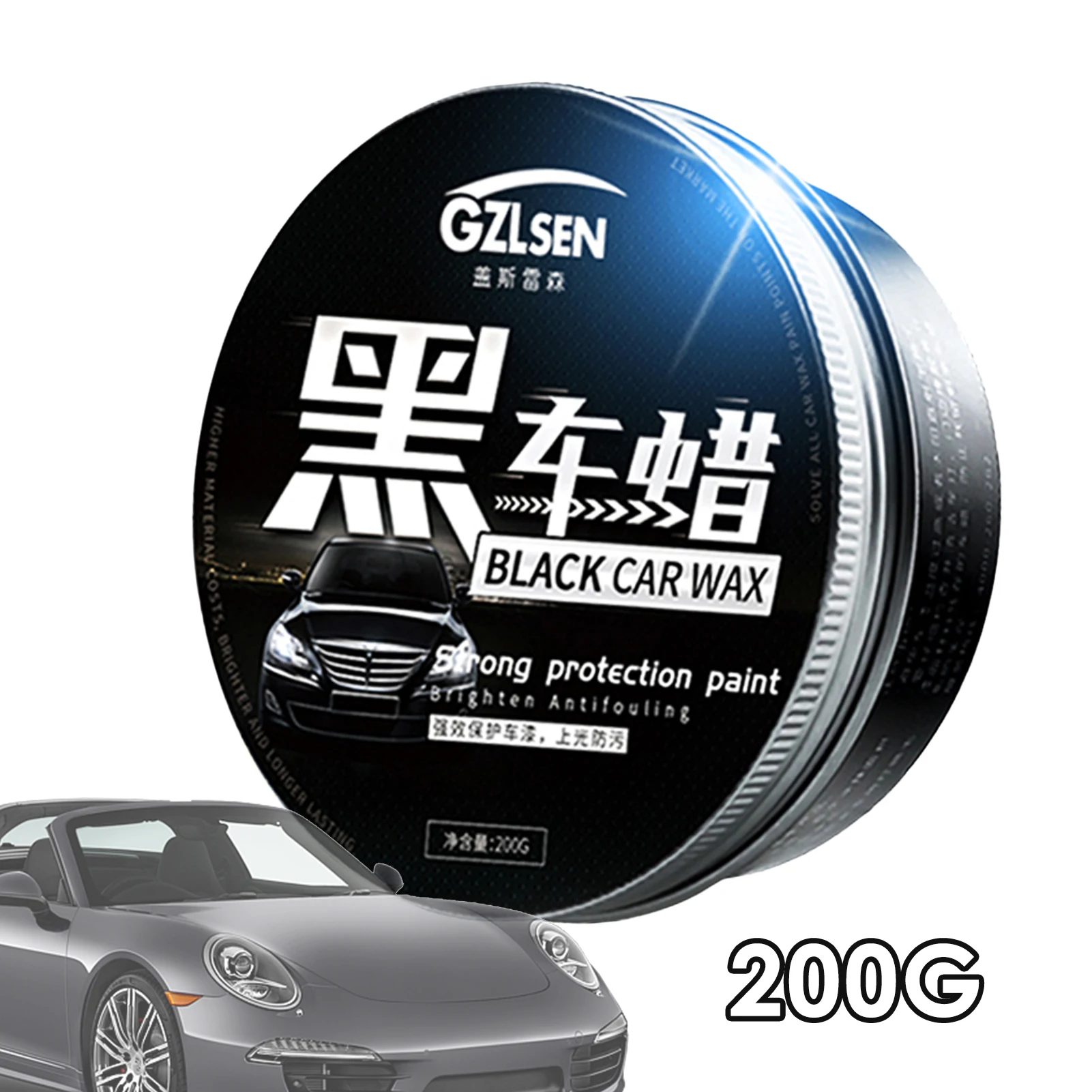 200g Car Carnauba Waterproof Hard Wax For Black Car Scratch Repair Paint Care Crystal Plating Decontaminate Pretty Well