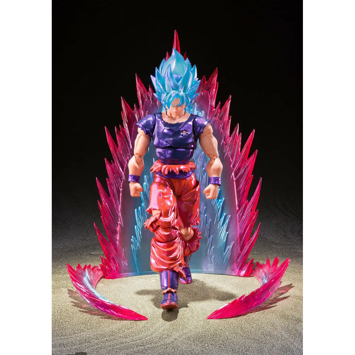 100% Original Bandai SHF SH Figuarts Dragon Ball Son Goku Kaio-ken Action Figures Anime Model Toys Figura Collection Gifts