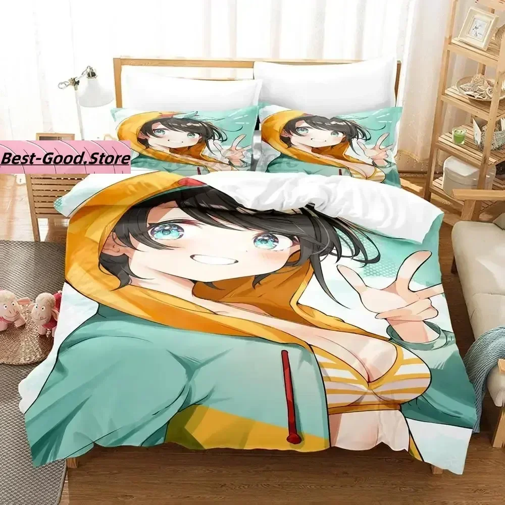 

Top ŌOzora-Subaru Bedding Set Single Twin Printed Bed Set With Pillowcase Bed Duvet Cover Soft Queen King Size Bedclothes Home