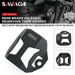 Rear Brake Fluid Reservoir Guards For YAMAHA MT07 MT09 Tracer MT10 MT03 MT25 MT-07 Motorcycle Pump Protector Cover FZ MT 07 09