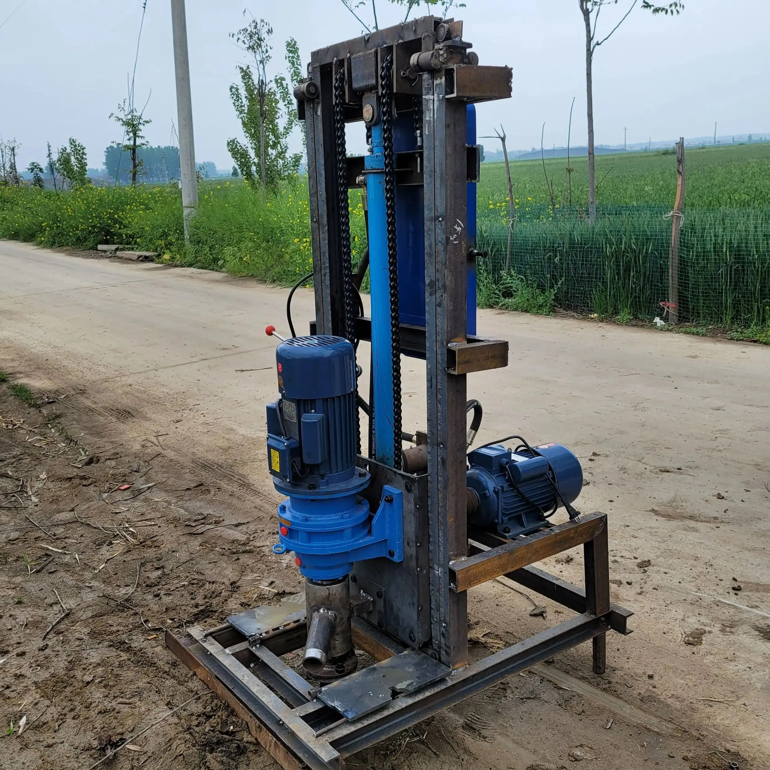 Customized Top-Quality 100m Depth Rotary Drilling Rig - High-Performance Water Well Equipment for Sale