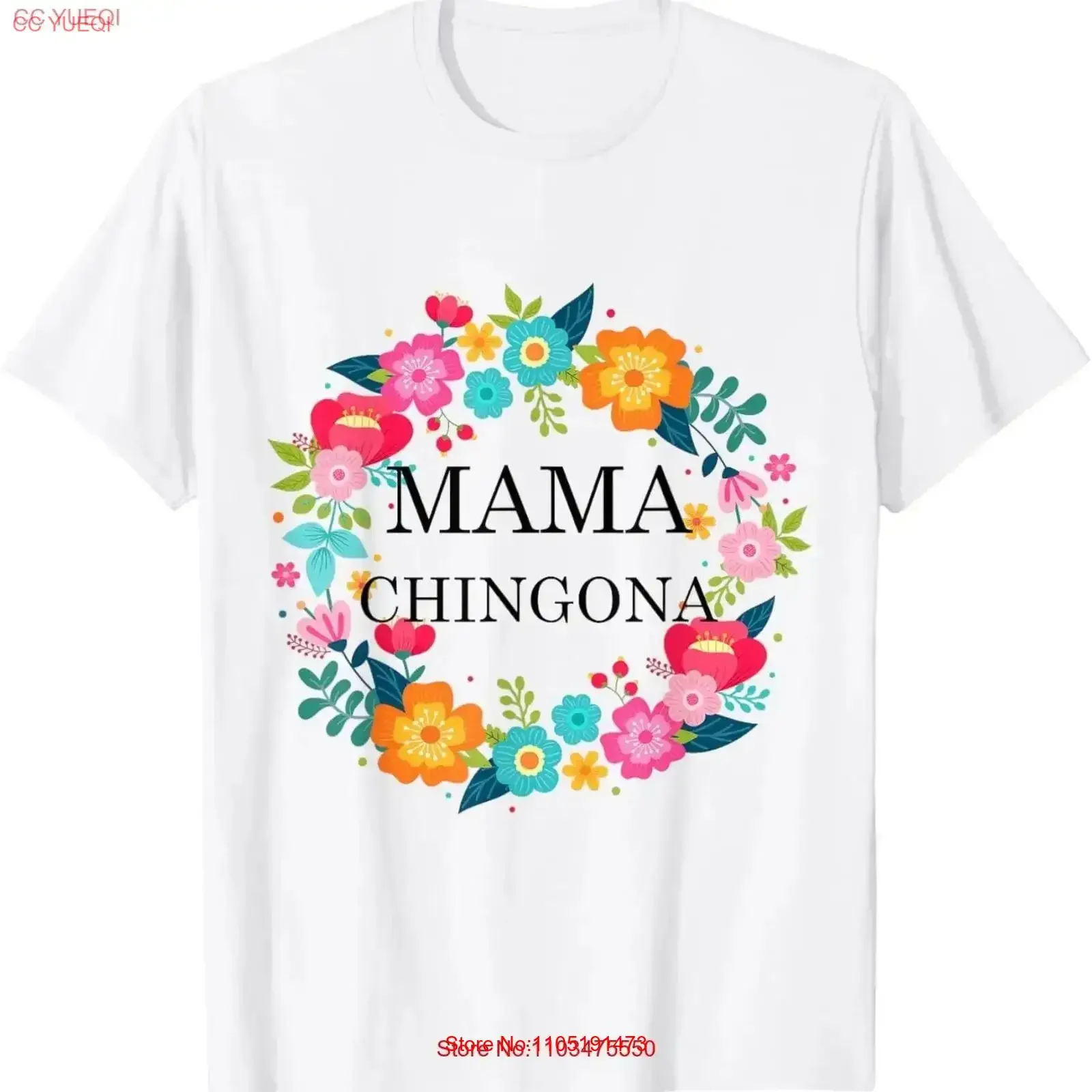 

Dia de las Madres MAMA madre T Shirt regalo gift vintage Washed homme streetwear Top For Everyday Wear Casual Stylish Versatile
