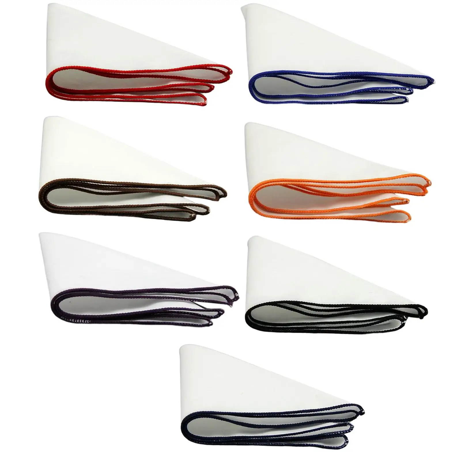 Карманное квадратное карманное полотенце, хлопковый белый носовой платок Essentials Gentleman's Essentials