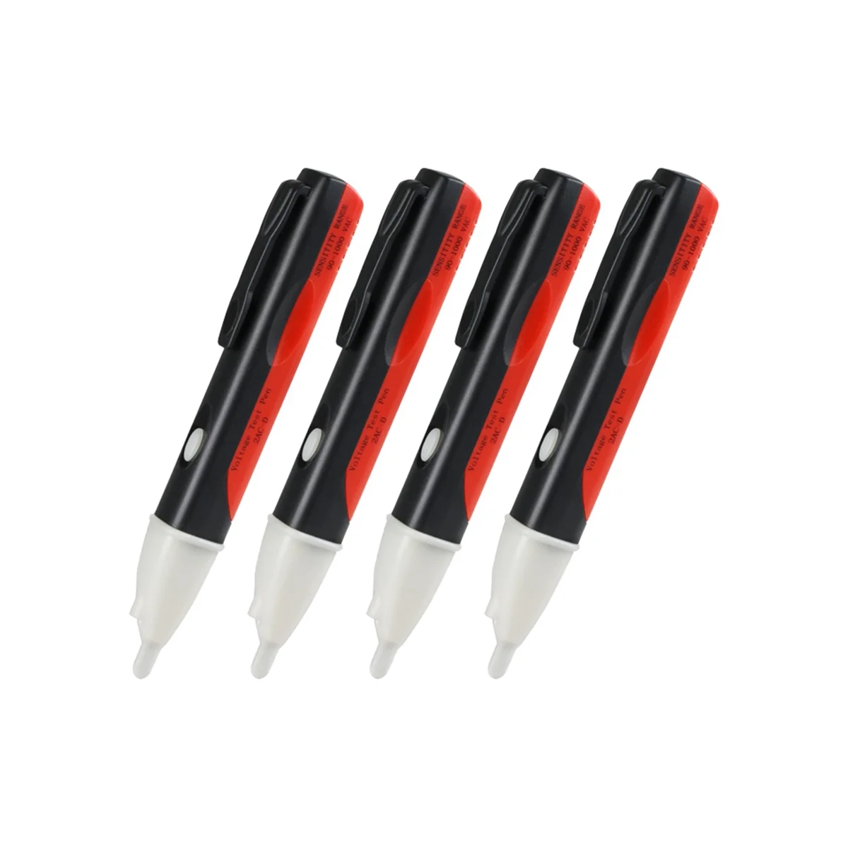 4 Stuks 90-1000V Contactloze Spanningstester Ac Stopcontact Spanningsdetector Sensor Tester Pen Led Licht Testpotlood