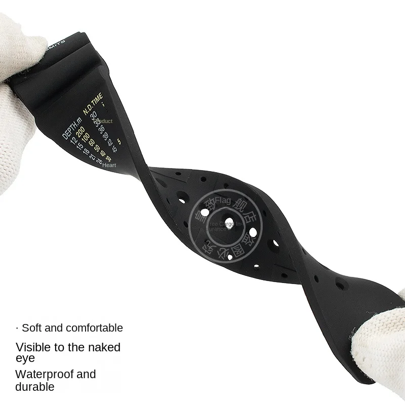 العصابات مقاوم للماء ل رولكس غواص المياه شبح شريط مطاطي سايكو المعلبة المواطن حزام الساعات 20 مللي متر 22 مللي متر سيليكون حزام الرجال سوار