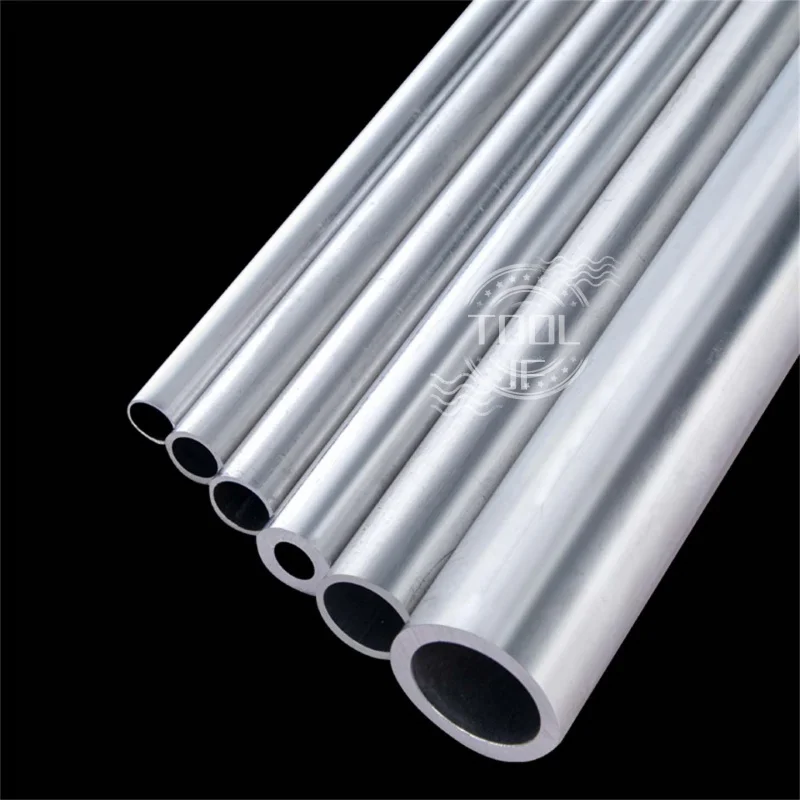 

6063 Aluminum Tube Hollow Round Tube Length 500mm OD 9-15mm ID 3-10mmmm Aluminum Alloy Profile Tubes Aerospace Aluminum Tube