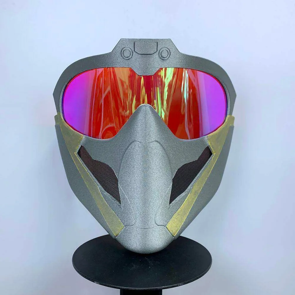 Vyron Wang Yuhao Cosplay Props Delta Action Dragon Operation Tactical Helmet Face Mask Prop for Halloween Party Carnival