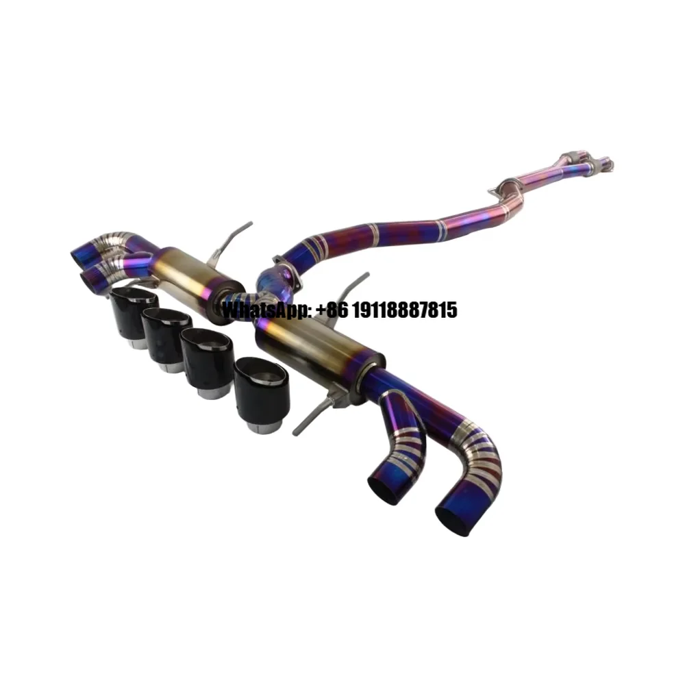 Factory  Catback Exhaust Pipes for Nissan GTR/GT-R R35 3.8TT Custom Complete Titanium Alloy Exhaust System