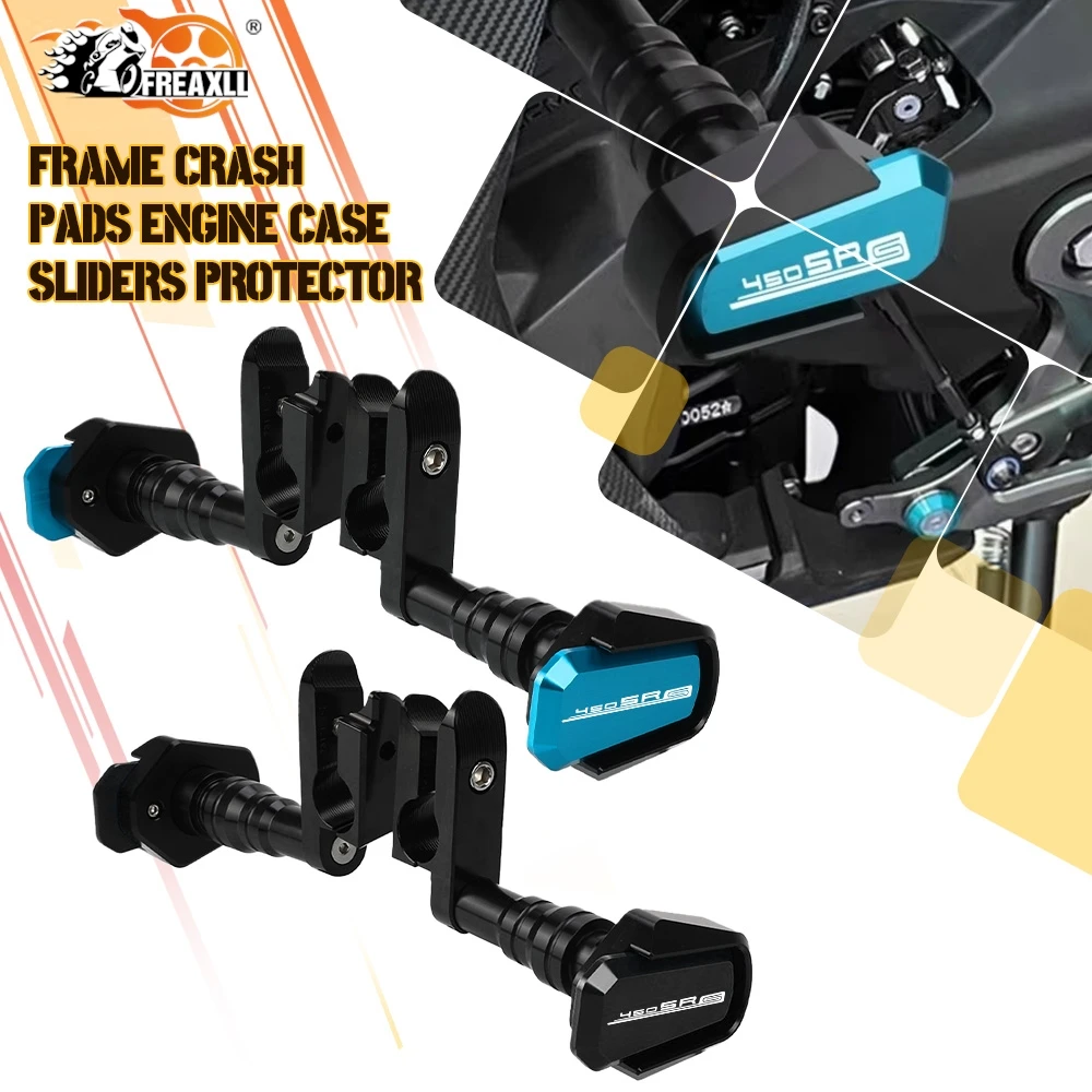 FOR CFMOTO 450 SRS450 SRS CF 450SR S 2026-2025 2024 2023 Falling Protector Guard Engine Protection Cover Frame Sliders Crash Pad
