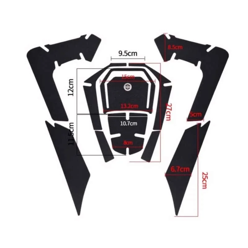 Motorcycle Sticker Tank Non Slip Tank Traction Side Pad Protective Decal for Honda Forza 350 Forza NSS 350