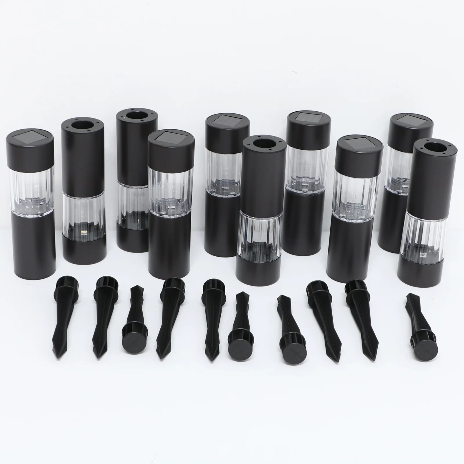 20 Pack Small Solar Pathway Lights Outdoor,Dusk To Dawn, Auto On/OFF,3000K Warm Solar Powered Outside Front Yard Lights