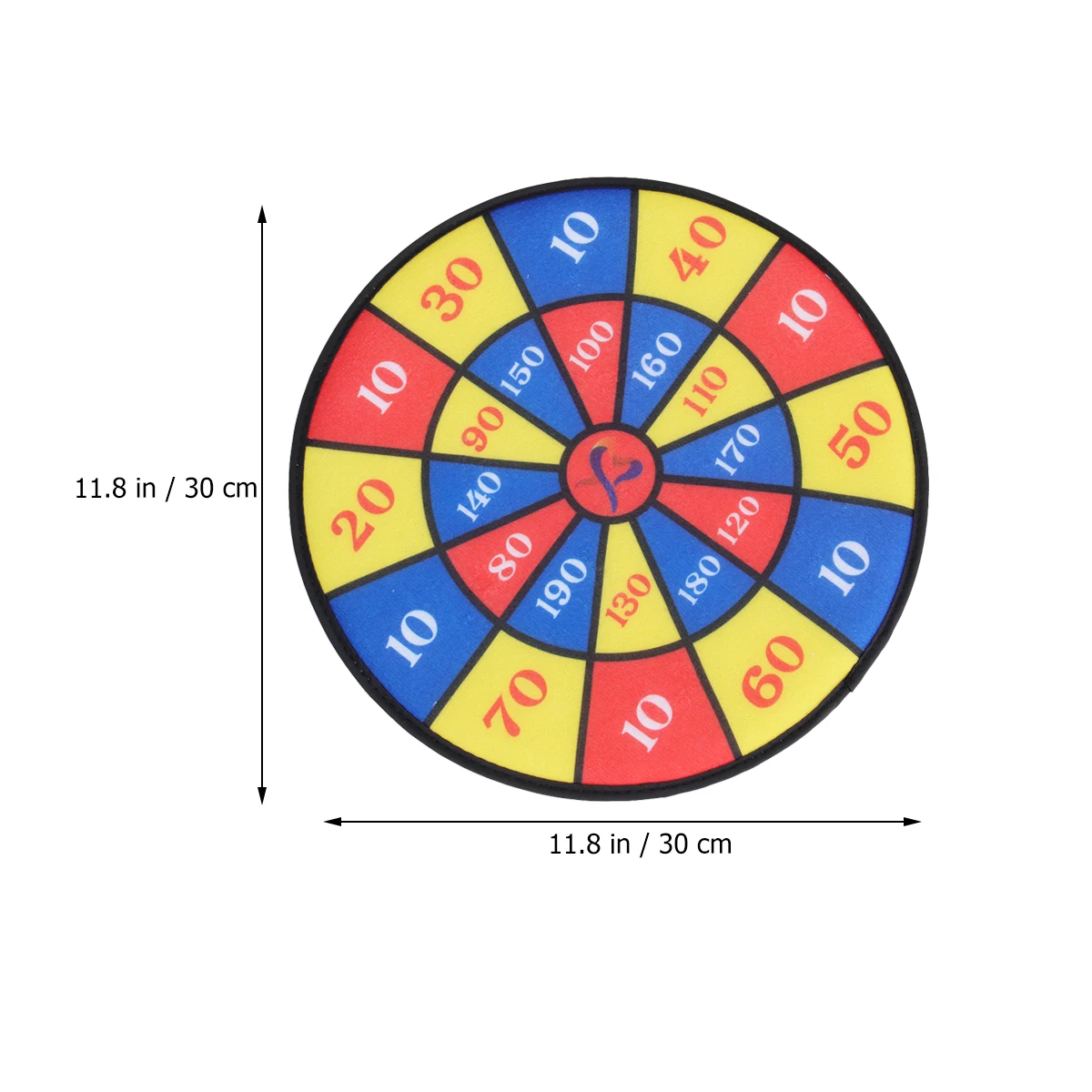 

4pcs Flocking Dartboard Set With Double-Sided Board Smooth Durable For Office Home Kids Adults Professional