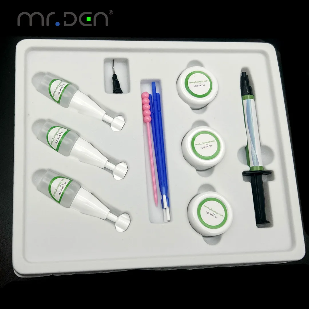 Professional Dental Whitening Accelerator Kit 30 Min Fast Teeth Bleaching System for Dental Clinic Oral Stain Removal