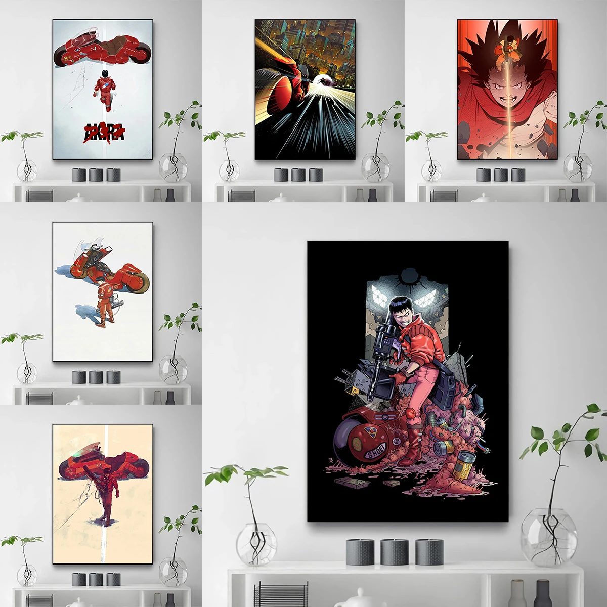 

Akira Anime Canvas Poster Posters for Room Decoration Decorative Wall Prints Home Decor Art Mural Painting Decorations Paintings