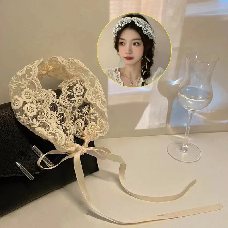 Simple Elegant Style Lace Headband For Women Fashion Hair Hoops Non-slip Hair Band Bridal Headwear Accessories