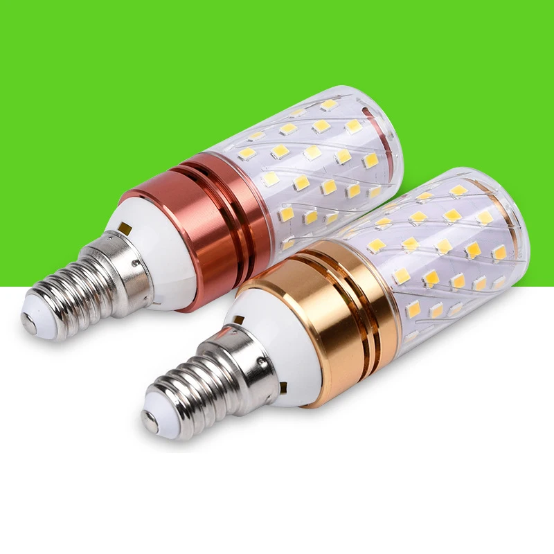 

Newest Led Corn Bulb E27 E14 Led Lamp 12W 16W Led Corn Light 360degrees AC110V / 220V led Bulb Lamp for home Chandelier