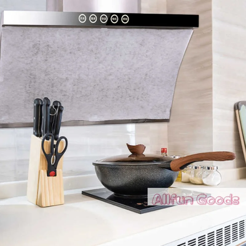 [TG835]Range Hood Grease Filter Paper Oil Absorbent Dirt Stopper Kitchen Home Non-Woven