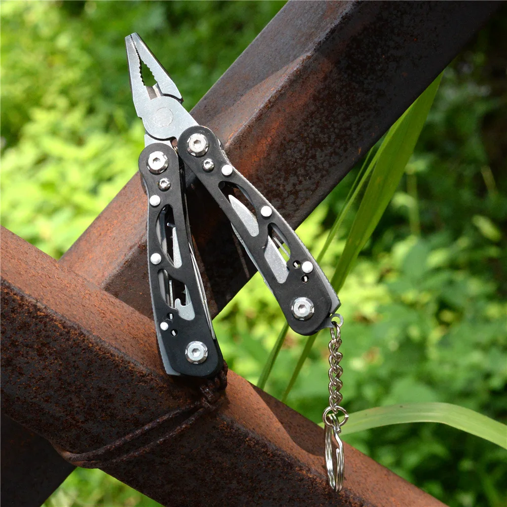 Multifunction Folding Pliers Pocket Knife Outdoor Camping Survival Hunting Foldable Multi Tool Scissors Saw Screwdriver Clip Set