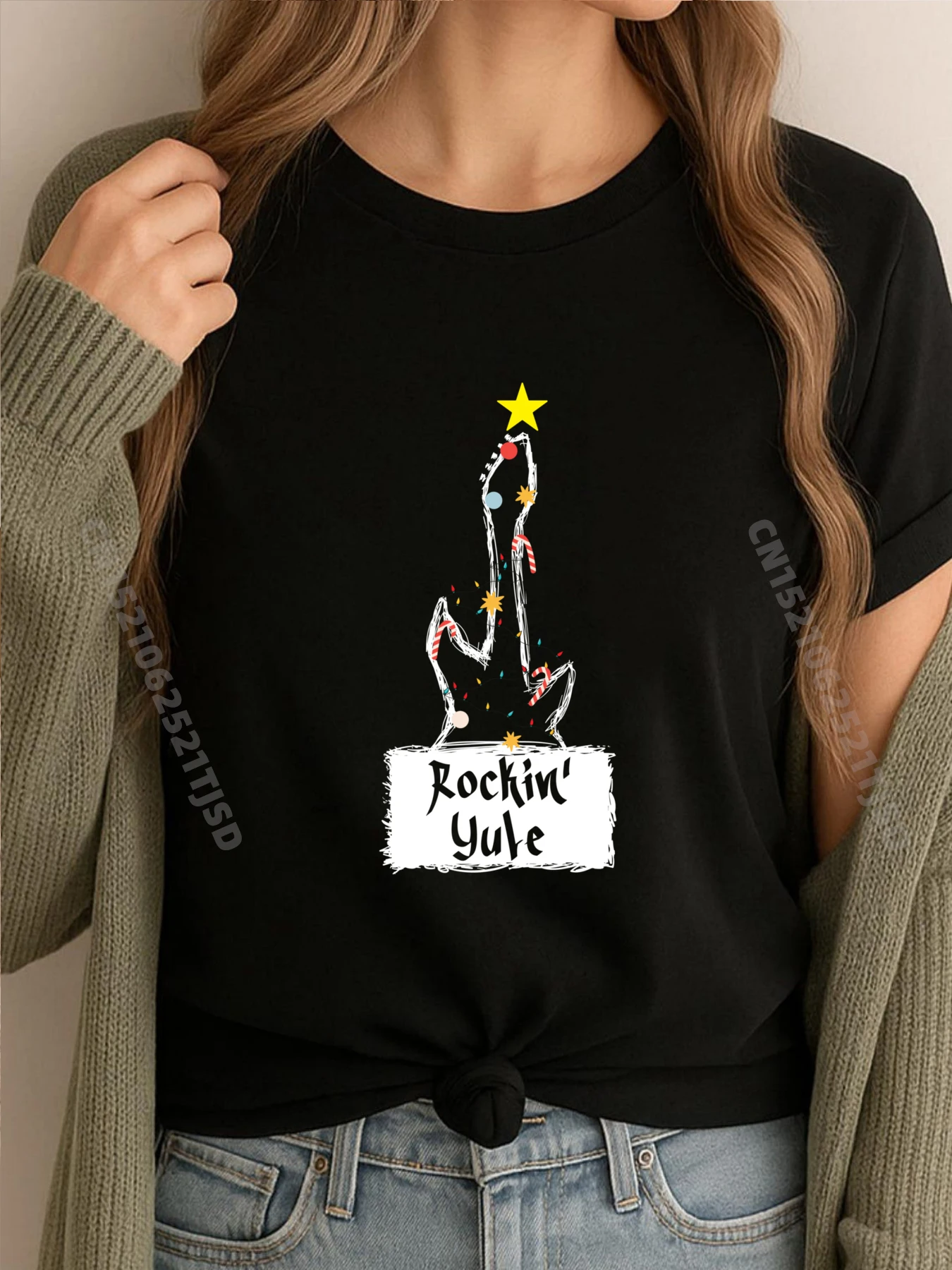 

Рождественские елочные украшения, металлические рождественские футболки оптом, 100 шт., брендовая одежда