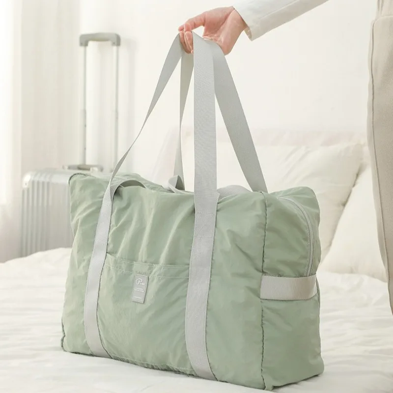 

Foldable Travel Bag Reversible Dual Use Tote Bag Large Capacity Luggage Storage Bag Lightweight Carry On Handbag