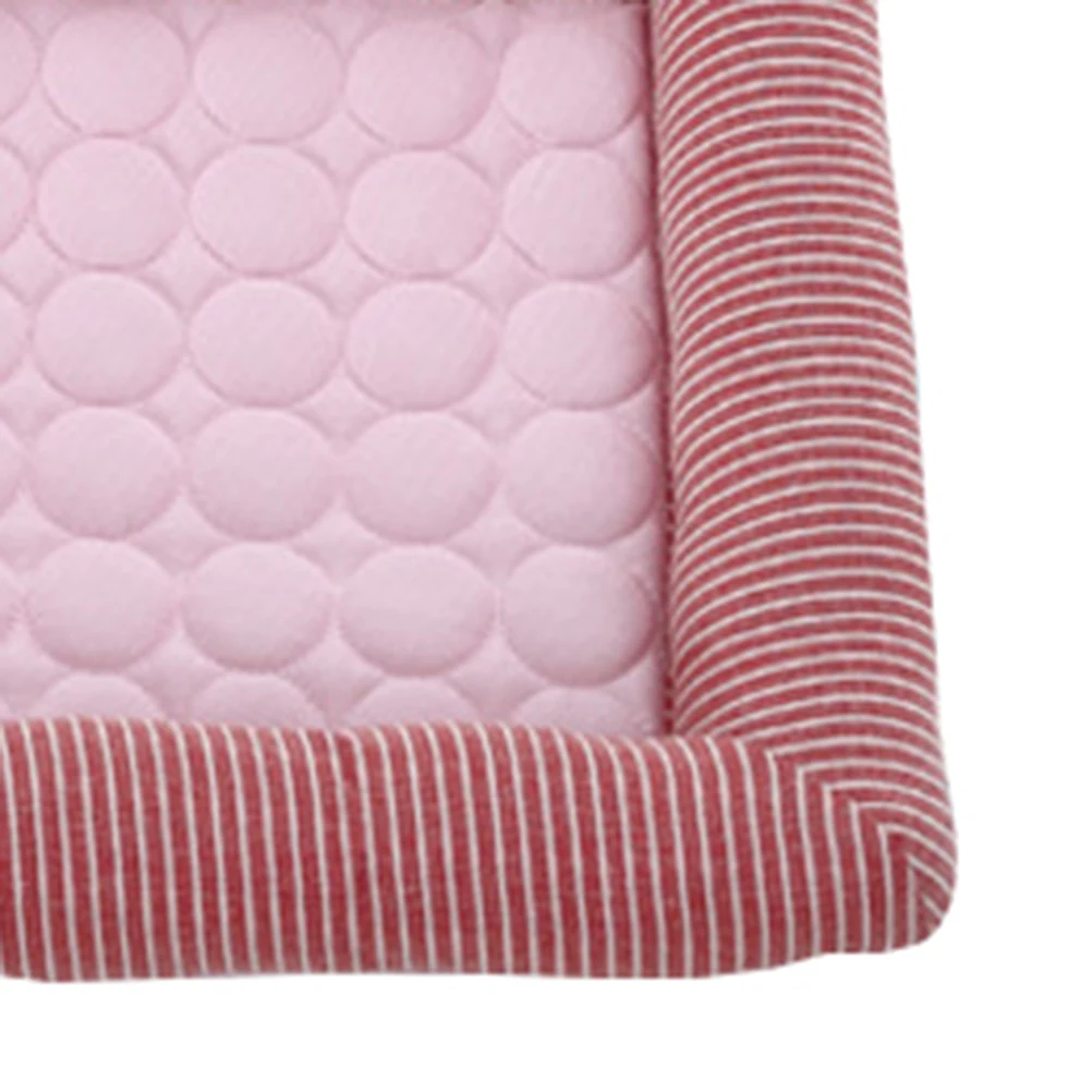 

Ice Silk Nest Cushion Dog Rest Pad Cool Detachable Washable Home Cushion For Dogs Decor Pet Supplies Summer House