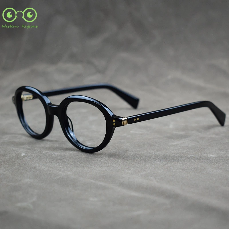 

Korean thin legs classical literary men's glasses frame for women's niche round frame high quality can be matched with myopia