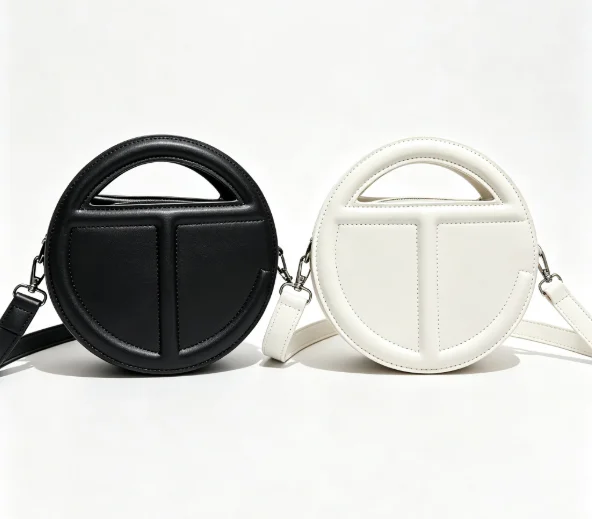 Fashion Tote Bag 2026 New Stylish Crossbody Shoulder Mini Round Bag Unique Design