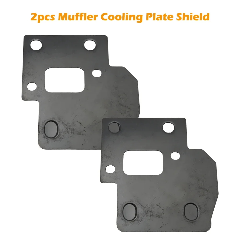 2pcs Muffler Cooling Plate Shield For STIHL MS250 MS230 MS210 025 023 021 Chainsaw # 1123 141