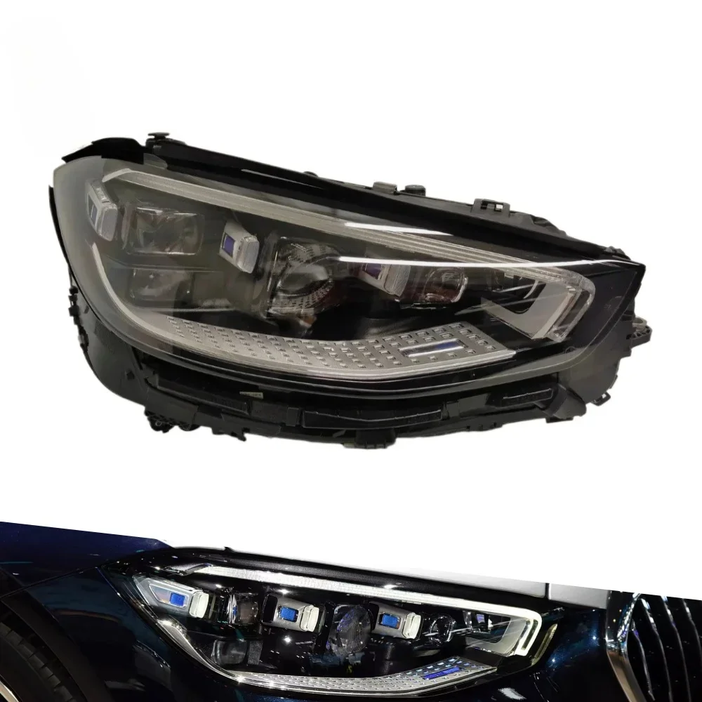 Fit For Mercedes-Benz S-Class W223 Headlight 2021-2025 W223 Headlights S400 S500 S600 Headlight Digital LED Headlight Assembly
