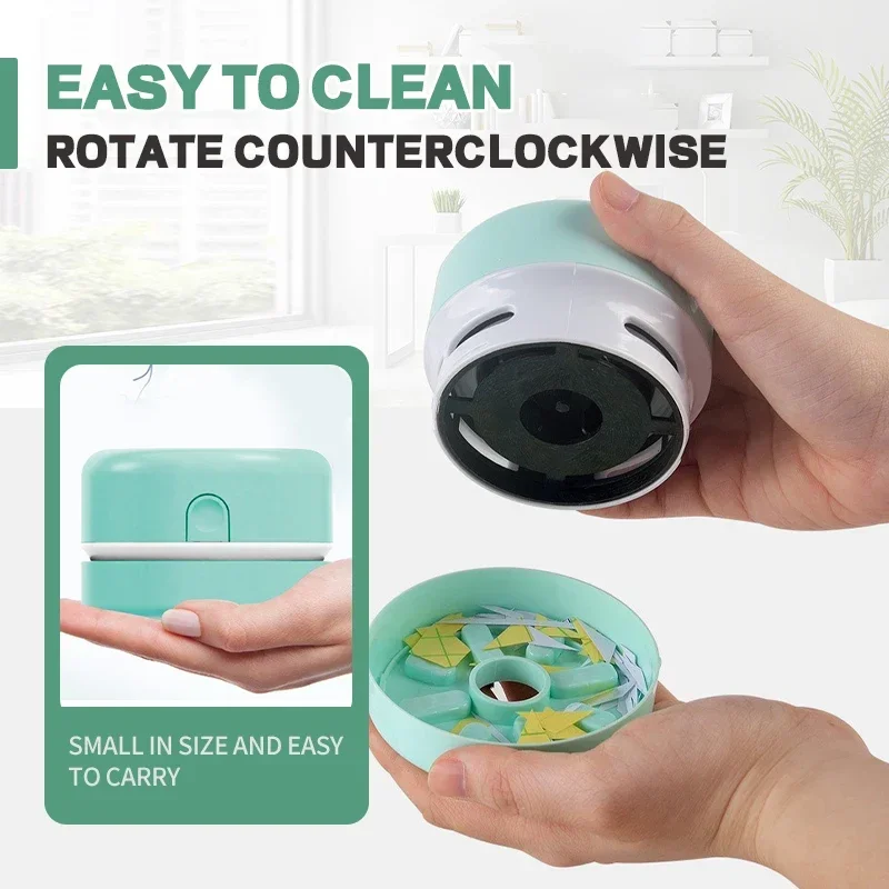 Mini-reinigingsmachine draadloze reiniger gelijkstroommotor Luchtpistool Stofzuiger autostofzuiger Robot glazenwasser